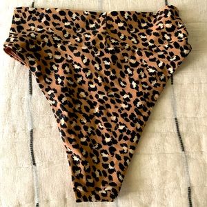 AERIE HIGH WAISTED/CUT SWIM BOTTOMS